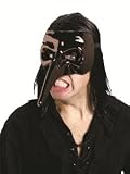 Venetian Raven (Chrome Black) Mask Adult Accessory