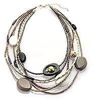 Per Una Assorted Bead Multi-Strand Necklace