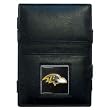 Baltimore Ravens Leather Jacob's Ladder Wallet