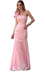 Applique Lace Crystals Beaded Crystal Chiffon/Taffeta/Tulle Bridesmaid Dress 