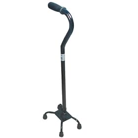 Quad Base Cane Offset Handle