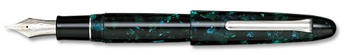 Sailor King of Pens Mozaique Green Medium Point Fountain Pen - 10-8004-260