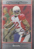 Edgerrin James, Arizona Cardinals, 2007 Bowman Chrome Autographed Card