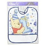 Plastic Bib Winnie the Pooh 1st Birthday Day Boy 13.25h X 11l