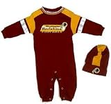 Washington Redskins Romper with Knit Hat