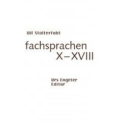 fachsprachen X-XVIII