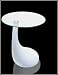Beistelltisch Tear Drop weiss