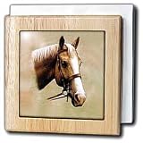 Palomino Horse - 6 Inch Tile Napkin Holder