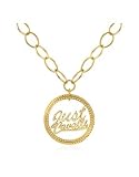 Roberto Cavalli - Just Cavalli Logo - Swarovski Crystal Pendant Necklace