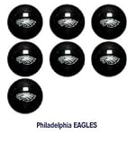 Philadelphia Eagles NFL Team Billiard Balls - Set of 7