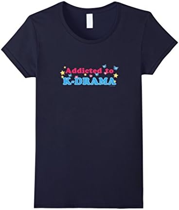 Women's Addicted to K-Drama Large Navy