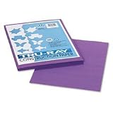 Recycled Fade-Resistant Construction Paper, 76#, 9"x12", Violet, 50/Pack PAC103009