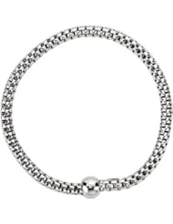 Woven Stretch Bracelet Sterling Silver 650908
