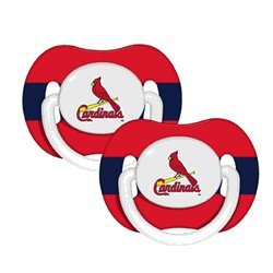 St. Louis Cardinals Pacifiers 2 Pack Safe BPA Free