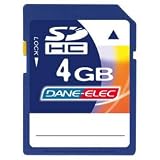Dane-Elec 4GB High Capacity Secure Digital SDHC Memory Card Dane-Elec 4GB High Capacity Secure Digital SDHC Memory Card