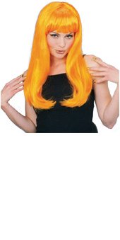 Glamour Wigs Halloween Wigs Orange