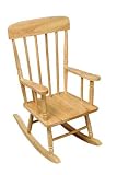 Classic Spindle Style Children's Rocking ChairSelect Color: Natural - 18321