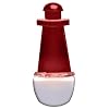 Leviton 49563-LGT Red LED Decorative Night Light, With Light House Shade, White