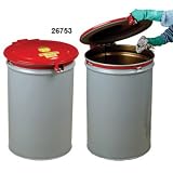 Buy Justrite 26753 New Self-Latching Safety Drum Cover with Vent and Gasket for 55... by Justrite