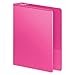 Wilson Jones Heavy Duty Round Ring View Binder with Extra Durable Hinge, 1 Inch, Customizable, Bright Pink (W363-14-212)