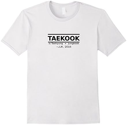 Men's Taekook Jungkook T-Shirt Small White