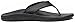 OLUKAI Ohana Men's Beach Sandals, Water Resistant Flip Flops, Arch Support & Comfort Fit, Lightweight & Durable, Enhanced Grip & Traction, Black/Black, 8