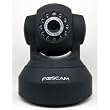 Foscam FI8918W Wireless/Wired Pan & Tilt IP Camera with 8 Meter Night Vision and 3.6mm Lens (67?? Viewing Angle) - Black NEWEST MODEL (replaces the FI8908W)