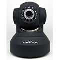 Foscam FI8918W Wireless/Wired Pan & Tilt IP Camera with 8 Meter Night Vision and 3.6mm Lens (67?? Viewing Angle) - Black NEWEST MODEL (replaces the FI8908W)