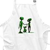 Little Green Aliens BBQ Apron