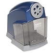 SchoolPro Desktop Electric Pencil Sharpener, Blue/Gray