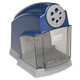 SchoolPro Desktop Electric Pencil Sharpener, Blue/Gray