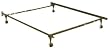Adjustable Twin/Full Sturdy Metal Bedframe w/ Rug Savers By Fashion Bed Group