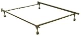 Adjustable Twin/Full Sturdy Metal Bedframe w/ Rug Savers By Fashion Bed Group