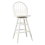 Carolina Classic 24-Inch Swivel Windsor Counter Stool, Antique Ivory