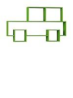 Best seller living Estantería De Pared Vinvin Verde