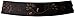 Fossil Women's Floral Studded Black Belt
