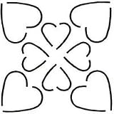 Hearts 4 Quilting Stencil 31OYiZgmQsL. SL160 Hearts 4 Quilting Stencil