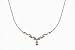 9ct White Gold Diamond and Ruby Ladies Necklace