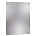 Bobrick 1556 Series 430 Stainless Steel Frameless Mirror, Bright Finish, 23-1/2" Width x 35-1/2" Height