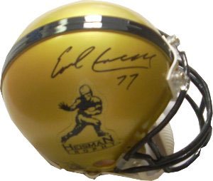 Earl Campbell Signed Longhorns Mini Helmet - 77