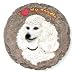 White Poodle Stepping Stone