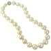 15-17mm Pearl Necklace w/ Diamond Ball Clasp 2.72cttw