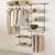 Rubbermaid 3H88 Configurations 3-to-6-Foot Deluxe Custom Closet Kit, White
