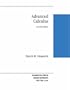 Advanced Calculus