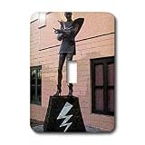 Jos Fauxtographee Realistic - Embassy Theatre Statue Home of Rocky Horror Picture Show in Hamilton, New Zealand - Light Switch Covers - single toggle switch