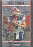 J.P. Losman, Buffalo Bills, 2007 Bowman Chrome Autographed Card