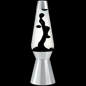 Lava Lamp LAVA GRANDE ? - Black Wax with Clear Liquid by Lava Brand