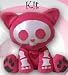 Skelanimals: Love Struck Kit the Cat Valentine Plush.