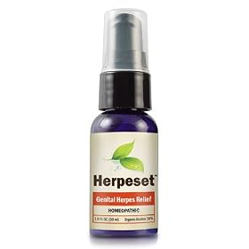 Herpeset Genital Herpes Relief Homeopathic ~ 6 - 1 ounce bottles