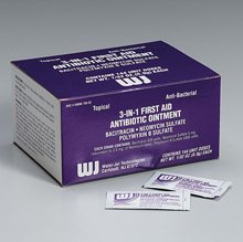 Triple antibiotic ointment pack- 1/32 oz.- 144 per box At Home Emergency